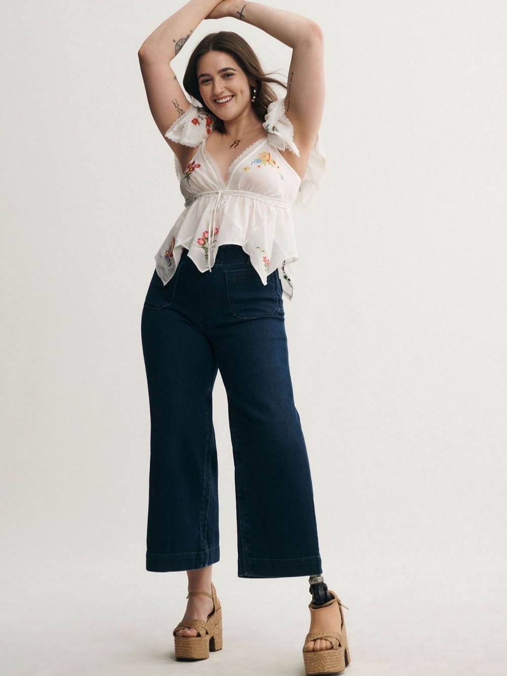 Anthropologie Maeve Colette Adaptive High-Rise Wide Leg Jeans Women’s 27